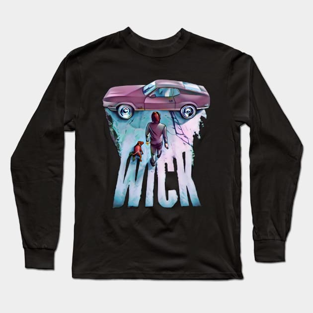 Exclusive John Wick Movie Merch Long Sleeve T-Shirt by Fadedstar